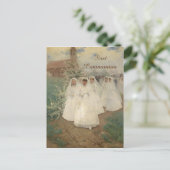 Erstkommunion Postkarte (Stehend Vorderseite)