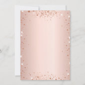 Erstkommunion-Rose-Goldkalienmoderator Einladung (Rückseite)