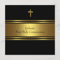 Erstkommunion von Black Gold Cross Boys