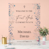 Erstkommunion Willkommen Acrylschild (Hochzeit)