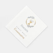 Erstkommunionjunge Serviette (Ecke)