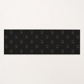 Erstmalig in der Schwarzgoldmonografie Yogamatte (Vorderseite (Horizontal))