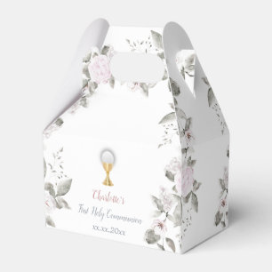Erstmalige blasse Blume Gefälligkeitsbox Geschenkschachtel
