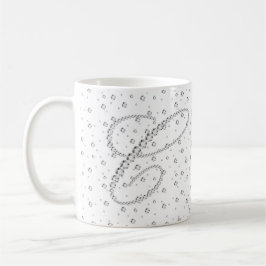 Erstmalige C-Monogramm-weiße Diamanten drucken Kaffeetasse