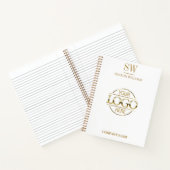 Erstmalige Einführung des Minimal-Business-Logos Notizblock (Innenseite)