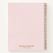 Erstmalige Einführung des Minimal-Business-Logos R Notizblock (Rückseite)