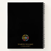 Erstmalige Einführung in das Schwarze Gold Monogra Notizblock (Rückseite)