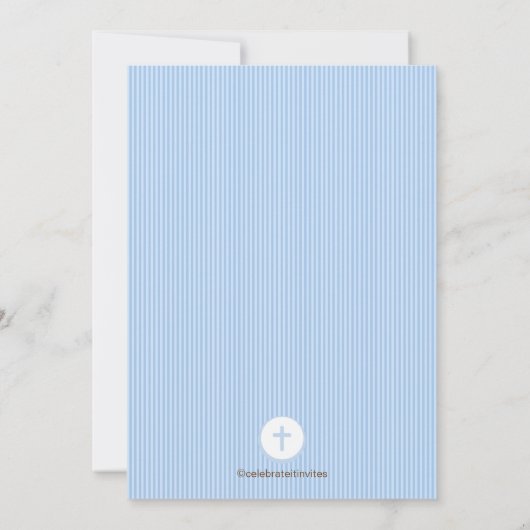 Erstmalige Einladung Chalice Boy Blue (Rückseite)