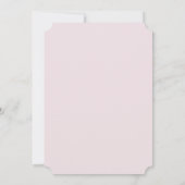 Erstmalige Einladung des Rosa Blumengolden (Rückseite)