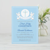 Erstmalige Einladung von Communion Boy Blue (Stehend Vorderseite)