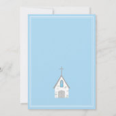 Erstmalige Einladung von Communion Boy Blue (Rückseite)