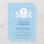 Erstmalige Einladung von Communion Boy Blue (Vorne/Hinten)