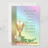 Erstmalige Einladung von Regenbogen (Vorderseite)