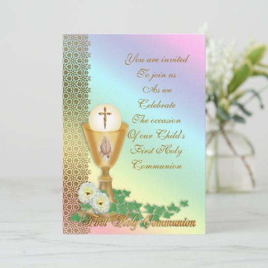 Erstmalige Einladung von Regenbogen (Stehend Vorderseite)