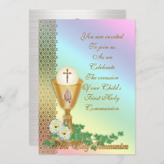 Erstmalige Einladung von Regenbogen (Vorne/Hinten)