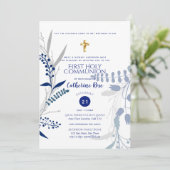 Erstmalige Einladungen Boys Blue Verse (Stehend Vorderseite)