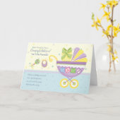 Erstmalige Eltern Schwangerschaft Glückwunschkarte Karte (Gelbe Blume)