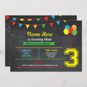 Erstmalige Mädchen-Jungen 3. Einladung (Vorne/Hinten)