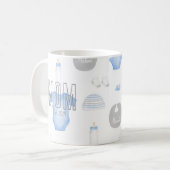 Erstmalige Mama Graues Jahr Kaffeetasse (Vorderseite Links)
