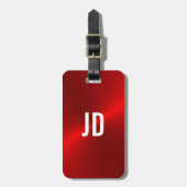 Erstmalige Markierung für das rote Messgerät Gepäckanhänger (Vorderseite vertikal)