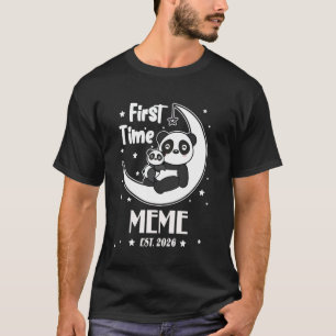 Erstmalige Meme EST. 2026 Muttertag Niedliche Herz T-Shirt