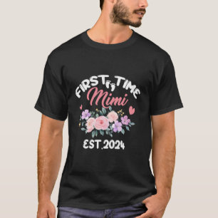 Erstmalige Mimi 2024 Niedliche Blume Bald neues Ba T-Shirt