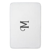 Erstmalige Monogram Diamond Jewel Tone Solid Color Badematte (Vorderseite Vertikal)