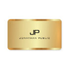 Erstmalige Monogram-Imitat Gold Moderne Berufliche