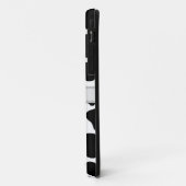 Erstmalige Monogramm-Personalisierte Kuh-Druck Case-Mate iPhone Hülle (Hinten/Links)