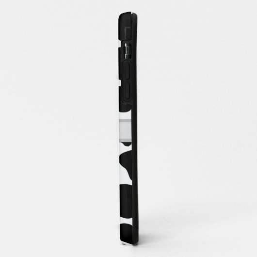 Erstmalige Monogramm-Personalisierte Kuh-Druck Case-Mate iPhone Hülle (Hinten/Links)