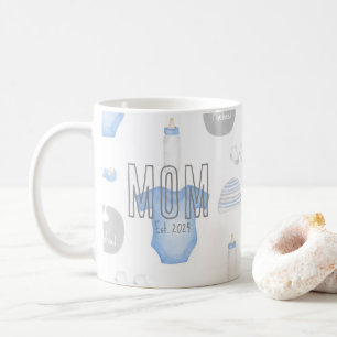 Erstmalige Mutter Grau Jahr Gegründet Babys Name Kaffeetasse