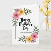Erstmalige Muttertags-Ehefrauenkarte Karte (Gelbe Blume)