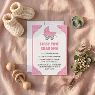 Erstmalige Oma-Baby-Party-Einladung Einladung