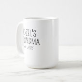 Erstmalige Oma-Tasse, neues Opma-Geschenk, erste G Kaffeetasse (Vorderseite Links)