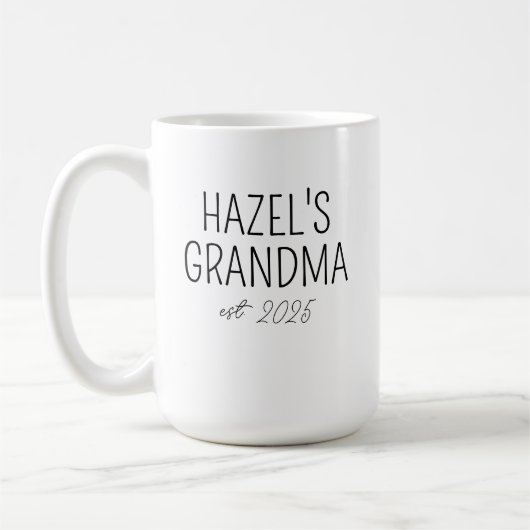 Erstmalige Oma-Tasse, neues Opma-Geschenk, erste G Kaffeetasse (Links)