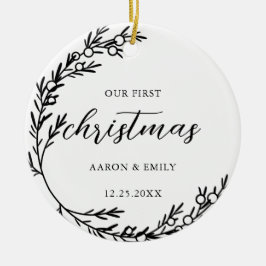 Erstmalige Weihnachtsjubiläumsfeier Keramik Orname Keramik Ornament