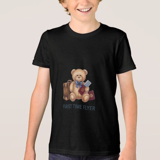 Erstmaliger Flyer Tri-Blend Shirt (Vorderseite)