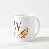 Erstmaliger Goldlaurel-Kranz Kaffeetasse (VorderseiteRechts)