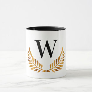 Erstmaliger Goldlaurel-Kranz Tasse