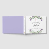 Erstmaliger Kronlavender violet eucalyptus Gästebuch (Voll)