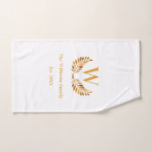 Erstmaliger Lorbeerkranz der Goldfamilie Badhandtuch Set (Handtuch)