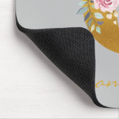 Erstmaliger Name des Monogramms Floral Monogram, P Mousepad (Ecke)
