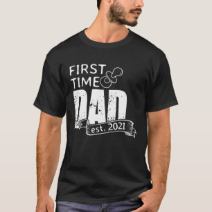 Erstmaliger Vater 2021 wird Vater Überraschungssch T-Shirt