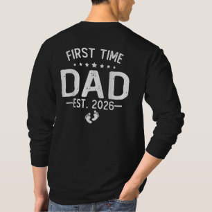 Erstmaliger Vater 2026 Vater zum Vater befördert s T-Shirt