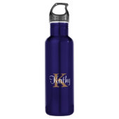 Erstmaliges Blue Gold Monogram Trinkflasche (Vorderseite)