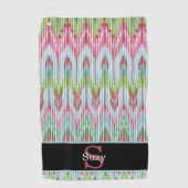 Erstmaliges Boho-Hippie-Muster Golfhandtuch (Vorderseite)