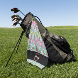 Erstmaliges Boho-Hippie-Muster Golfhandtuch