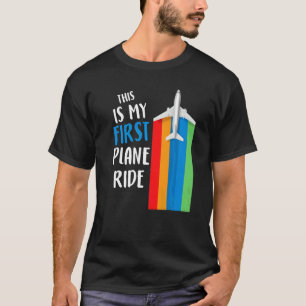 Erstmaliges Fliegen von Kindern in einem Flugzeug T-Shirt
