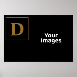 Erstmaliges Foto-Display mit Goldfamilie Poster