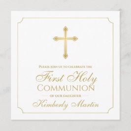 Erstmaliges Gold Cross Girl der Kommune Christlich Einladung